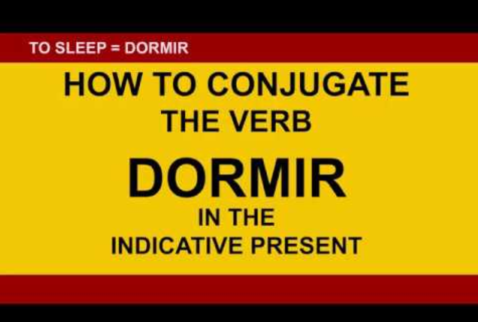 conjugation-dormir-the-education