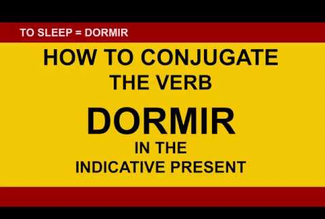 Dormir Verb Chart