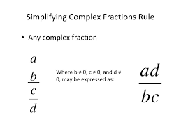 Complex Fractions
