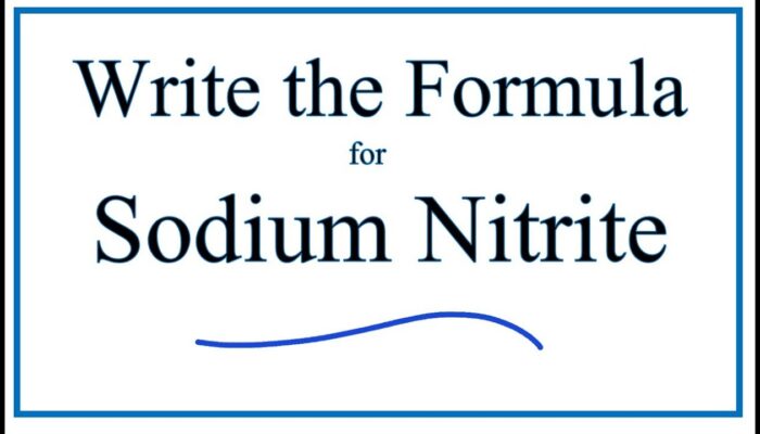 Sodium Nitride Formula