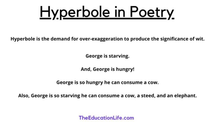 Hyperbole in Poetry