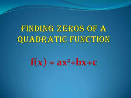 how to find the zeros of a function